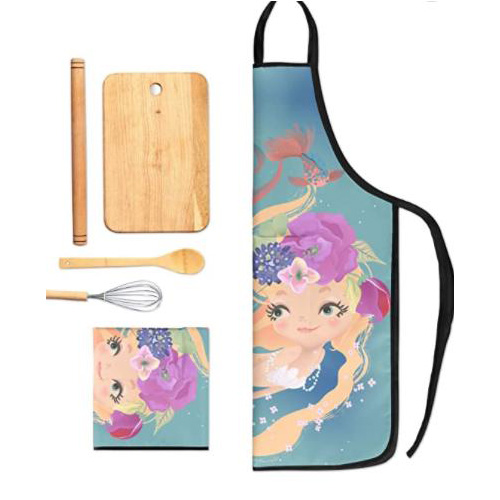 Kids Apron oo leh Collar